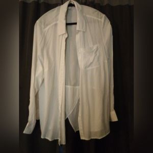 Beach lunch lounge white blouse 1x